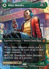 x1 Miles Morales // Ultimate Spider-Man SPM MTG 200 BORDERLESS MYTHIC M/NM 1x picture