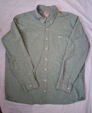Mens LL Bean dress shirt Traditional fit Green XXXL Tall picture