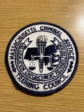 Massachusetts Criminal Justice Training Council Patch Historical Memoribilia picture