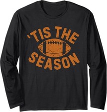 Tis The Season Game Day Football Mom Touchdown Life Long Sleeve T-Shirt picture