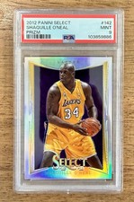 2012-13 Panini Select Shaquille O'Neal #142 Silver Prizm PSA 9 LOW POP 3^ Lakers picture