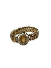Vintage Carmen 14K Gold Filled Sweetheart Expansion Bracelet Signed 1940s picture