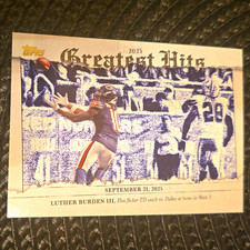 Topps Flagship 2026- 2025 Greatest Hits Luther Burden III 25GH-LB picture