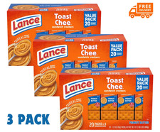 Lance Toast Chee Peanut Butter Sandwich Crackers - 20 Pack, 3 Boxes picture