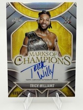 2025 Topps Chrome WWE - Marks of Champions Auto Trick Williams Refractor /175 picture
