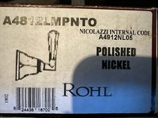 Rohl A4812LMTO Palladian Single Handle Volume Control Valve Trim - Nickel picture