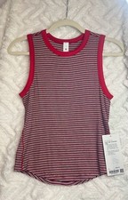 NWT Lululemon Hold Tight Crewneck Tank Size 6 Striped picture