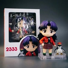 Nendoroid 2333 Misato Katsuragi PVC Figure w/ Swappable Faces Collectible Toy picture