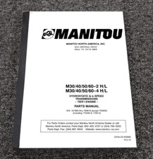 Manitou M30-4 M40-4 M50-4 M60-4 H/L Rough Terrain Forklift Parts Catalog 802832 picture