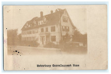 c1906 Waterbury Convalescent Home CT Early Residence Home Street View RPPC RARE picture