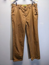 Golf Wang Golf Le Fleur Pants 33x30.5 Tan Brown Skateboarding Preppy GUC picture
