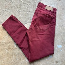 IRO Jarod Red Burgundy Skinny Jeans Stretch Denim Women’s Size 27 (MSRP $199) picture