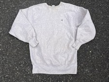 VINTAGE Champion Reverse Weave Sweatshirt Mens 2XL Gray Crewneck Made USA 90s picture