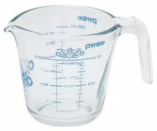Rare New Corning ware/ Pyrex blue cornflower 60th Anniversary Measuring 2 Cup picture