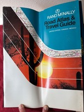 Vintage 1981 Rand McNally Road Atlas & Travel Guide USA Canada Mexico in Case picture