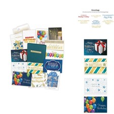 Gallery Collection Birthday Cards Assortment Box 35 Cards Foil & Embossing picture