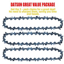3PACK,16 Inch Chainsaw Chain .325