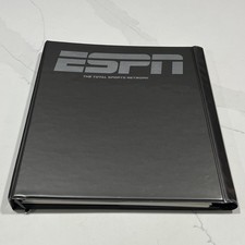 ESPN Network Binder 1985 Ultra Rare 5th Anniversary Total Sports Programming NFL picture