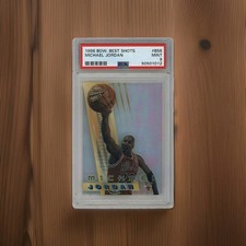 1996 Bowman's Best Michael Jordan Best Shots #BS6 PSA 9 MINT Insert picture