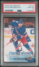 2016-17 Upper Deck Young Guns Pavel Buchnevich UD Canvas Rookie PSA 10 Gem Mint picture