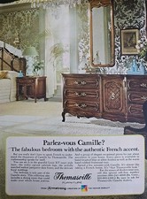 1973 Thomasville NC Camille bedroom furniture French accent ad  picture