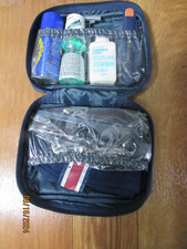 VTG DELTA AIRLINES BUSINESS CLASS TOILETRY KIT W/ BAG NEW picture