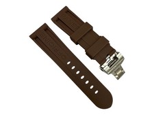 2026 New Watch Band 24mm/22mm Rubber Strap Brown Color for PANERAI OFFICIAL picture