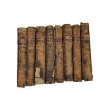 Antique 1803 The Spectator 8 Volume Set Leather Bound Philadelphia Bradford picture