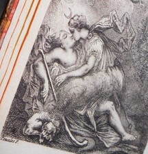 Wieland Contes Comiques 1771 Frankfurt Rare French Edition with Engraved Plate picture