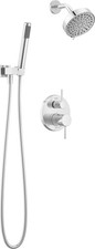 Delta T342704 Modern Round Non Shared Shower System - Chrome picture