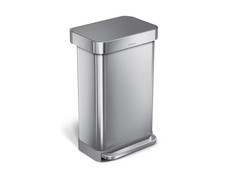 [ BIG SALE ] simplehuman 45L Brushed Steel Trash Can picture