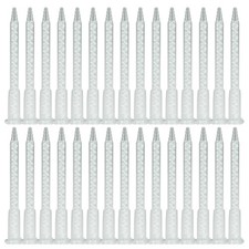 30 Pieces Epoxy Mixing Nozzle Static Mixer Nozzle Tubes Tip for 50 Ml Cartrid picture