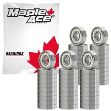 608-ZZ Ball Bearing 8x22x7mm 608 ZZ Metal Shielded (Qty 50) picture