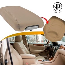 Fits 2002-2006 Lexus ES330 Center Console Armrest Leather Synthetic Cover Beige picture