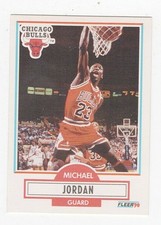 MICHAEL JORDAN 1990-91 Fleer Basketball Card Chicago Bulls #26 picture