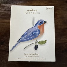 Hallmark Keepsake~2010 Eastern BlueBird~The Beauty of Birds Ornament~6th READ picture