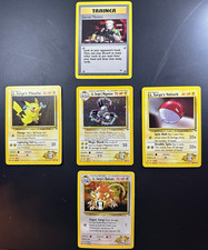 Pokemon TCG Gym Heroes 5-Card Lot: Lt. Surge Team picture