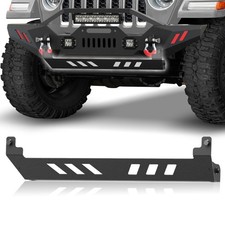 Black Front Skid Plate For Under-engine Protector For 2007-2018 Jeep Wrangler JK picture