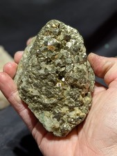 Pyrite w/ Clear Quartz Points Specimen Natural Form (1lb 2.5oz) picture