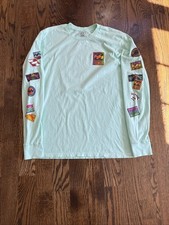 NEW Ron Jon Surf Shop x Billabong Long Sleeve T-Shirt Large Cotton Beach Store picture
