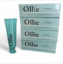 Ollie 10% nano HYDROXYAPATITE Clean Mint toothpaste 1oz/28g 4-pack picture
