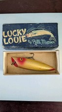 Vintage Lucky Louie Fishing Plug Bill Minsor 'Squid' 1970s Original Box picture
