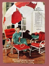 MONTGOMERY WARD DEPARTMENT STORE SUMMER ADVERTISING SALES CATALOG 1939 VINTAGE picture