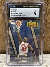 1997-98 Fleer - Total O Michael Jordan #5 TO CSG 9 Pop 1 Non Higher picture