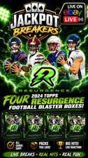 #1227 PYT 2024 Topps Resurgence Football 4 Blaster Box Break picture