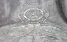 Avon Collector Plate United States Of America 1776 1976 Bicentennial Glass 3 Pcs picture