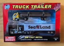 Vintage Yatming Road Tough 1:64 Truck Trailer Two Pack NEW SEALED Ships FREE USA picture