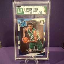 2017-18 Panini Donruss Optic - Rated Rookie Jayson Tatum #198 (RC) HGA 9.5 🔥 picture