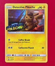 Pokemon TCG Detective Pikachu SM190 Stamped Holo Promo English 2019 picture