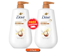 Dove Pampering Body Wash 30.6 Oz Shea Butter Vanilla Vegan Moisturizing Cleanser picture